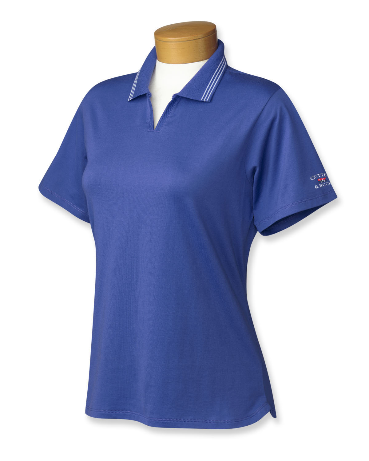 PIMA JERSEY TIPPED POLO DAMES